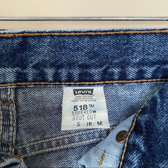 VINTAGE Levi’s 518 Bootcut Jean Made in USA - Picture 4 of 8